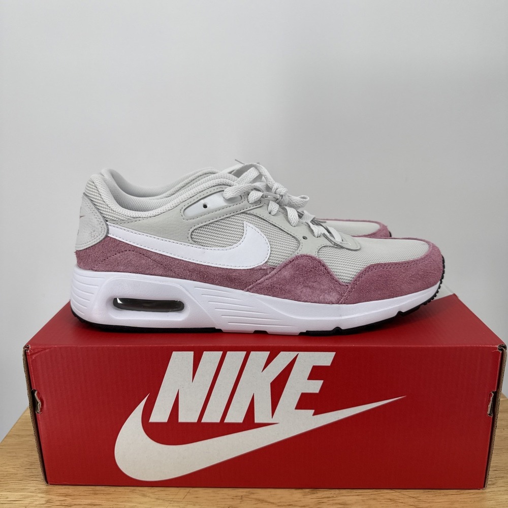 NIB Nike Air Max Sc Platinum Tint White Pink Womens 11.5 HM9452-001 Swoosh